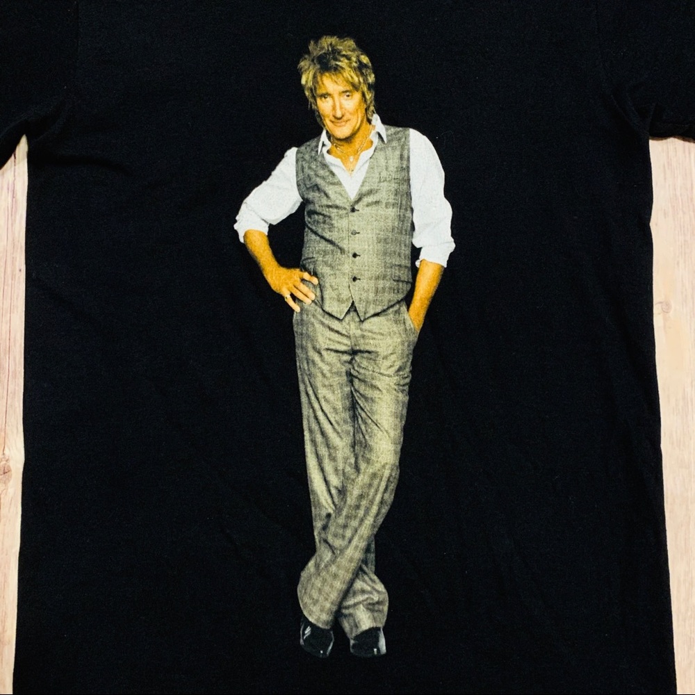 Rod Stewart Rockin’ in the Round 2007 Tour tee Sz S